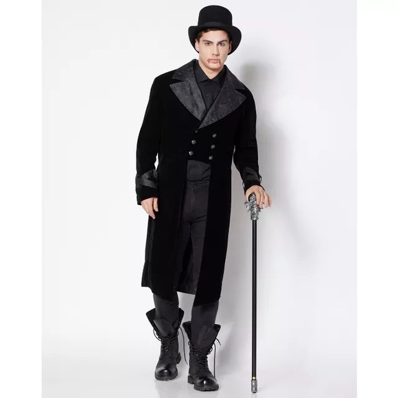 Spirit Black Renaissance Victorian-Style Gothic 🧛♂️ Costume Jacket - Picture 2 of 16